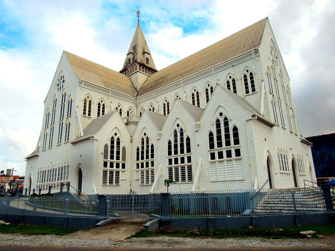 St George's Cathedral — one of the tallest wooden buildings in the world, Georgetown