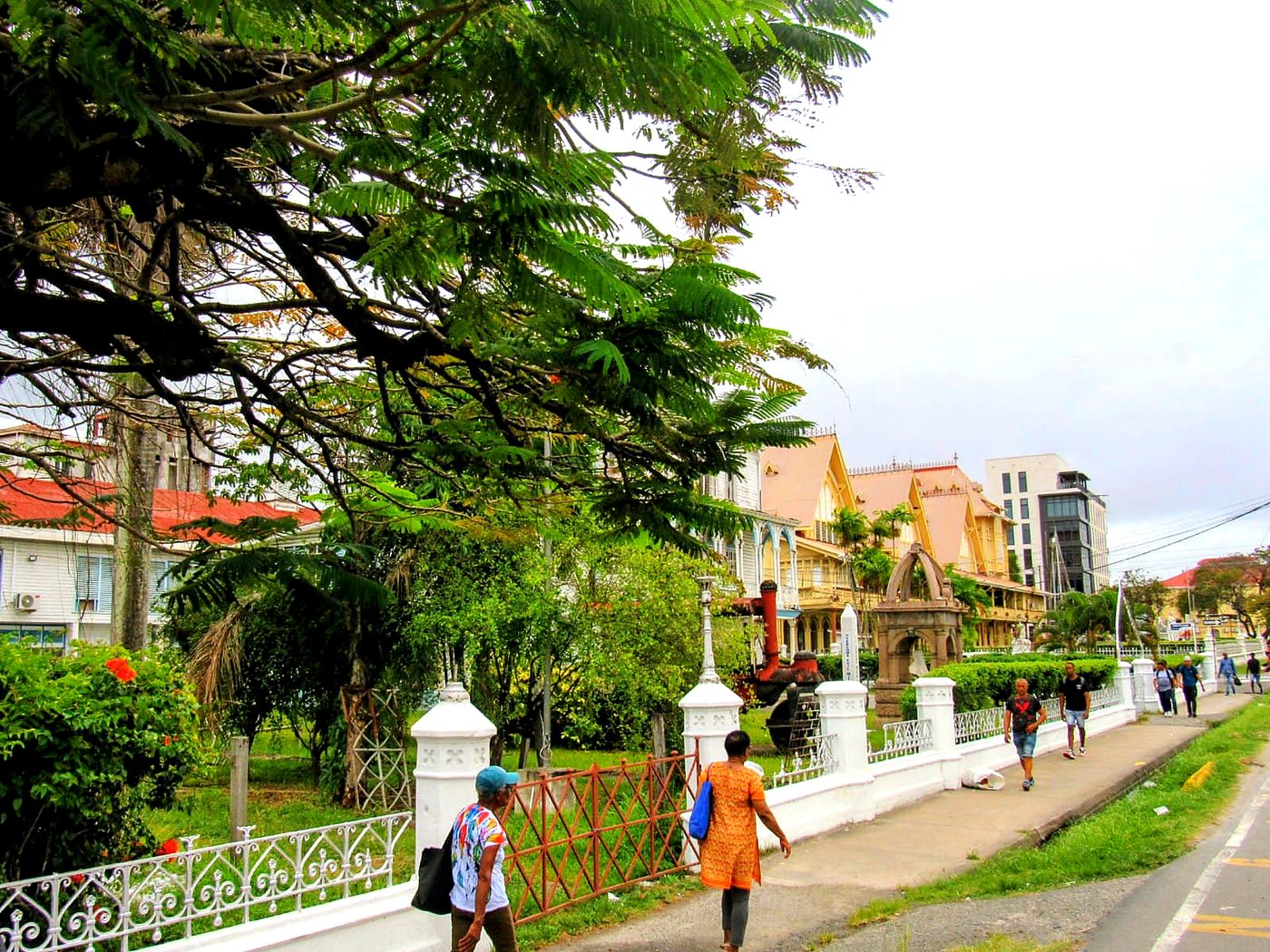 Main Street colonial buildings, Georgetown Guyana